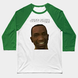 CJ Just Smile Baseball T-Shirt